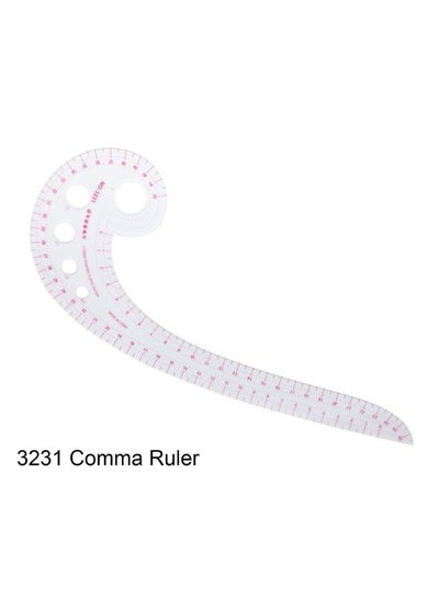 7-Piece Multi-Function Sewing Dress Ruler Set Multicolour