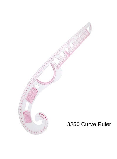7-Piece Multi-Function Sewing Dress Ruler Set Multicolour
