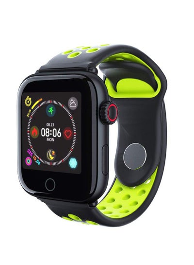 150 mAh Bluetooth Waterproof Smart Watch With Heart Rate Monitor For Samsung Galaxy J7 Black/Green