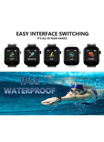 150 mAh Bluetooth Waterproof Smart Watch With Heart Rate Monitor For Samsung Galaxy J7 Black/Green
