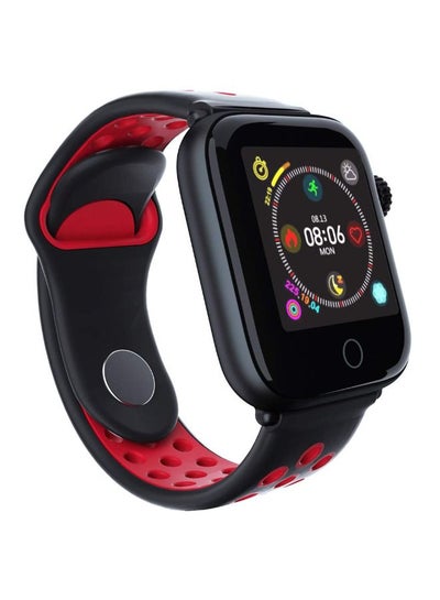 ساعة جالاكسي فيو 2 الذكية بتقنية البلوتوث بقدرة 150 مللي أمبير في الساعة أسود/أحمر