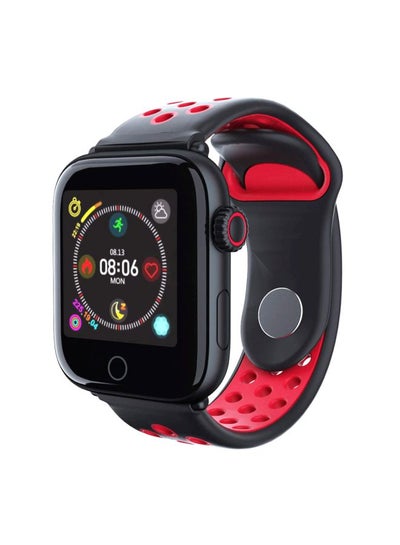 Waterproof Smart Watch Black/Red