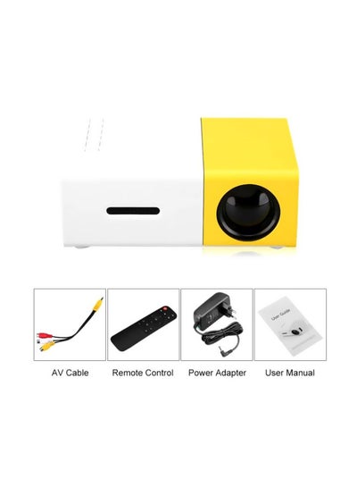 جهاز عرض LED B07RXYLR7D أصفر/أبيض