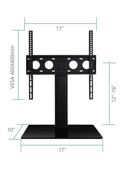 Universal Tabletop TV Stand Holder Black