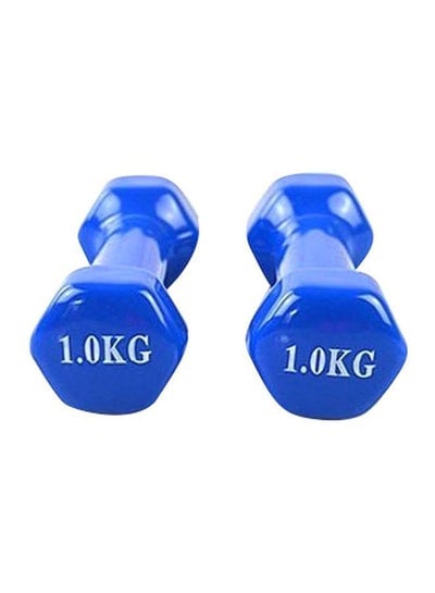 2-Piece Double Dumbbells - 1 Kg 1kg