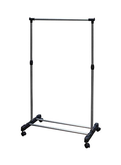 Single Column Clothes Hanger Black