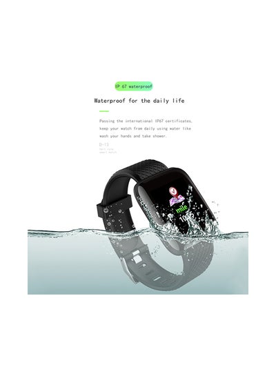 Fitness Tracker Smartwatch Black