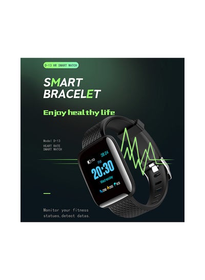 Fitness Tracker Smartwatch Black