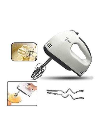 7-Speed Electric Super Hand Mixer 260 W HE-133 White/Silver/Grey