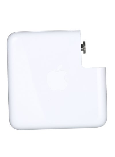 محول طاقة USB-C بقدرة 61 وات متوافق مع جهاز MacBook Pro مقاس 13 بوصة من Apple باللون الأبيض