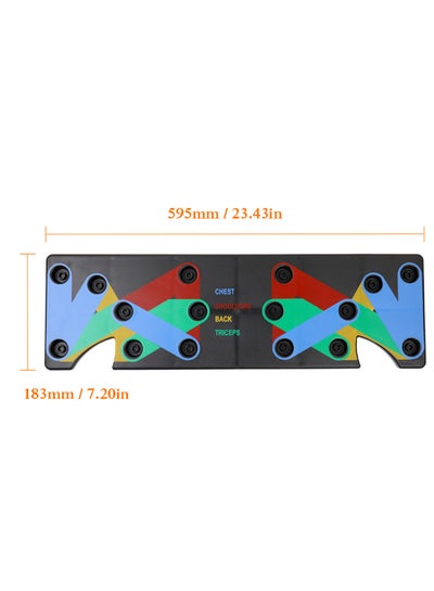 Multifunction Push Up Rack Board 595 x 183 x 20millimeter