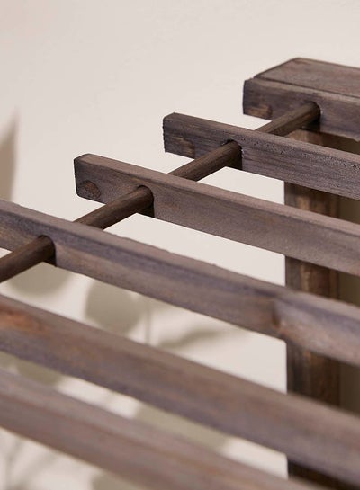 4-Tier Shoe Rack Brown