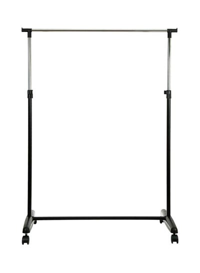 Steel Single Bar Cloth Hanger Black/Silver