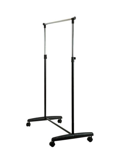 Steel Single Bar Cloth Hanger Black/Silver
