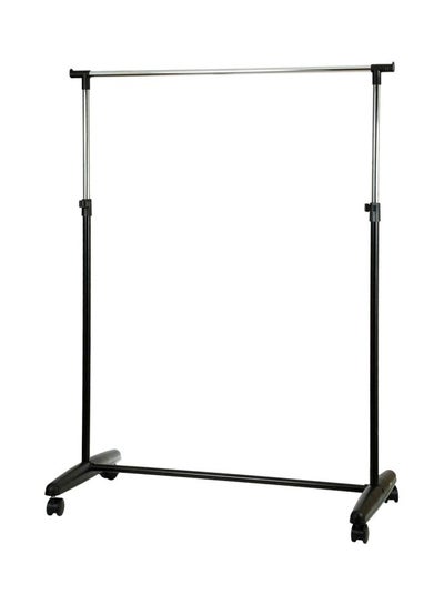 Steel Single Bar Cloth Hanger Black/Silver