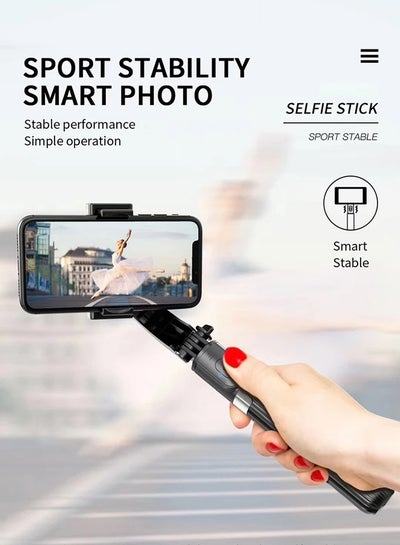 L08 Anti-Shake Cradle Head Selfie Stand For IOS And Android Black