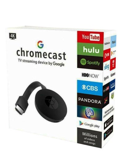 Chromecast 4K TV Streaming Device Black