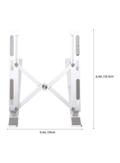 Portable Aluminium Alloy Laptop Stand Silver