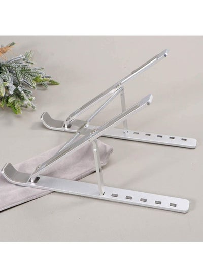 Portable Aluminium Alloy Laptop Stand Silver