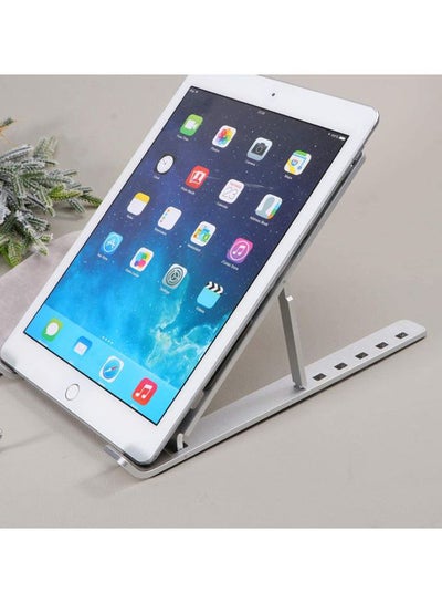 Portable Aluminium Alloy Laptop Stand Silver