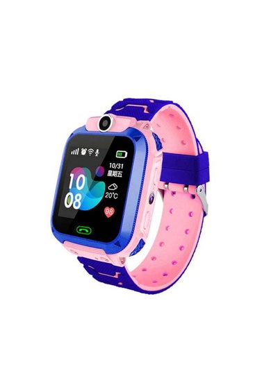 Intelligent Kids Watch Q12B Smartwatch Phone Watch for Android IOS 2G SIM Card Pink