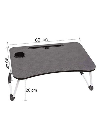 Foldable Laptop Table Dark Brown
