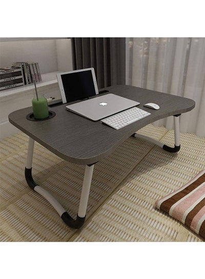 Foldable Laptop Table Dark Brown