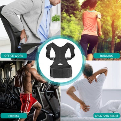 Brace Shoulder Spine Back Support Magnetic Therapy Posture Corrector Belt