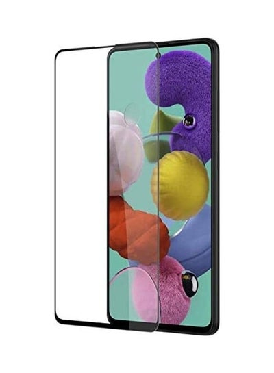 9D Tempered Glass For Samsung Galaxy A71 Full Glue Screen Protector Black