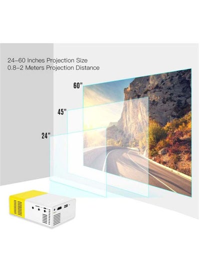 Mini Portable LED Projector OS3936Y-AU Yellow/White
