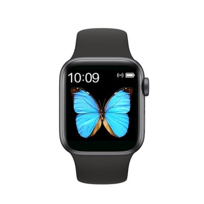 T500 1.54 Inch Screen Square Dial Multi-Function Smartwatch For Android/iOS Phones Black