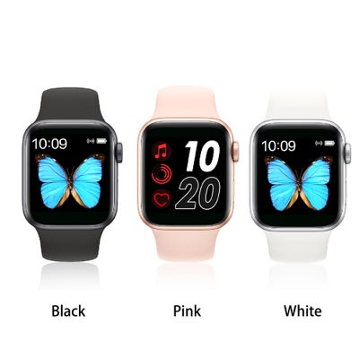 T500 1.54 Inch Screen Square Dial Multi-Function Smartwatch For Android/iOS Phones Black