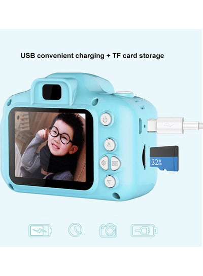 Mini Children LCD 2inch HD Digital Camera Video Photo Recorder Kids Toy Gift Blue