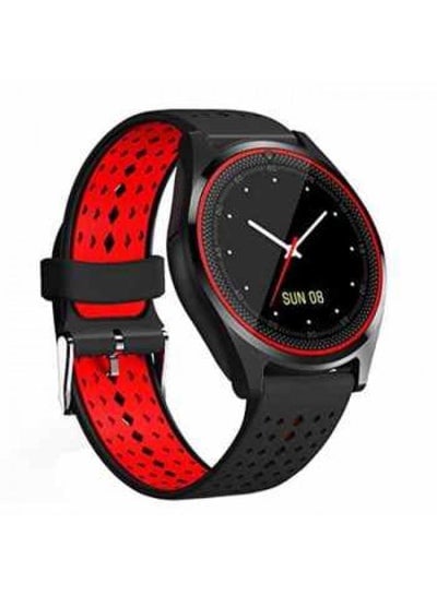 Bluetooth Smart Watch With Camera Red