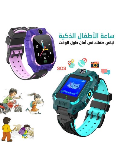 ساعة ذكية مقاومة للماء للأطفال باللون الأزرق