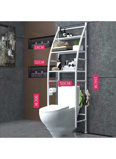 Over Toilet Storage Rack White 65 cm
90 cm
25 cm
65 cm
17 cm