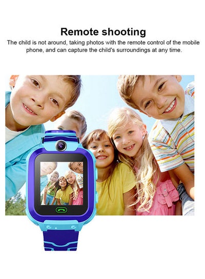 400 mAh Waterproof GPS Tracker Child Kids Smart Watch Blue/Black/Purple