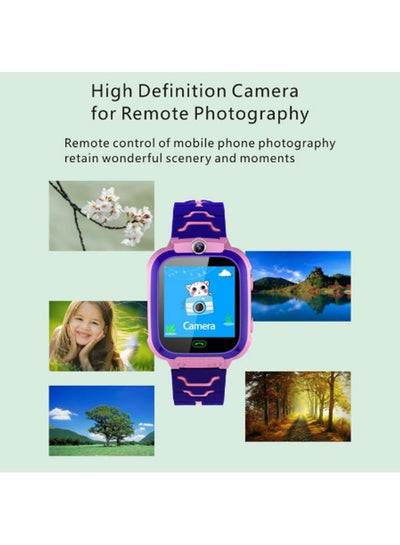 400 mAh Waterproof GPS Tracker Child Kids Smart Watch Blue/Black/Purple