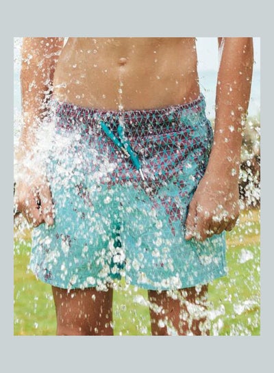 Color Changing Elastic Beach Shorts Yellow