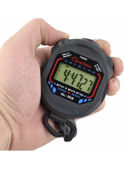 Digital Handheld LCD Chronograph Sports Stopwatch Timer Stop Watch With String 20 x 10 x 20cm