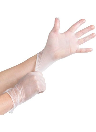 100-Piece High-Quality Disposable Vinyl Hand Gloves Packaging May Vary Large