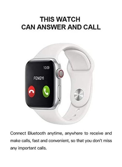 Bluetooth Call Smart Watch white