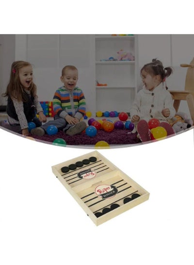 Table Desktop Battles Ice Ball Air Hockey Game Wooden Slide Pinball Bumper Catapult Chess Sports Board Game