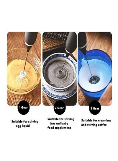 2-in-1 Electric Milk Frother 1 W 7257 Black