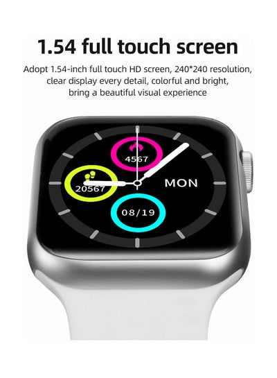 Global Version T500 PLUS Full Touch Screen Smartwatch Compatible With Android iOS Phones Rose Gold