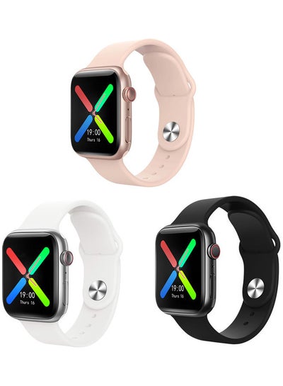 Global Version T500 PLUS Full Touch Screen Smartwatch Compatible With Android iOS Phones Rose Gold