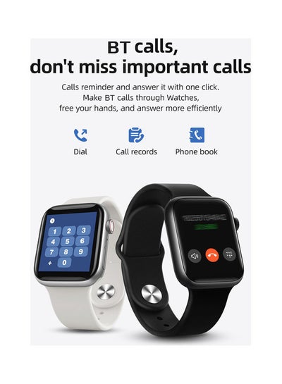 Global Version T500 PLUS Full Touch Screen Smartwatch Compatible With Android iOS Phones Rose Gold