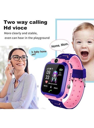 Waterproof Smart Watch For Kids Pink