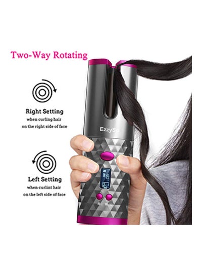 Portable Wireless Automatic Hair Curler Black 250g