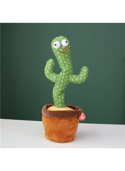 Dancing Cactus Twisting Music Toy Premium Chargable Green Color For 2+ Years Age Group Kids
